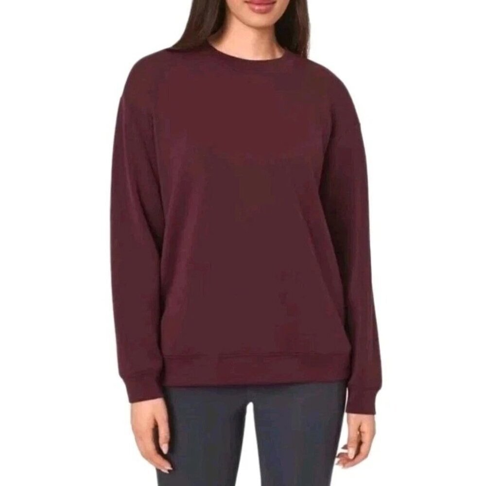 Mondetta Women's L Cozy Active Crewneck Sweatshirt Fleece Lined L1170